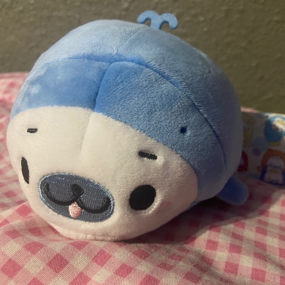 Mamegoma Collection in Aquarium Seal Whale Plush